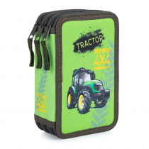 Pencil case triple unfilled tractor