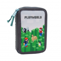 Penál 2 p. prázdný Playworld