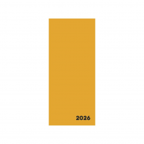 Diář PVC týdenní 2026 VERDE hořčice