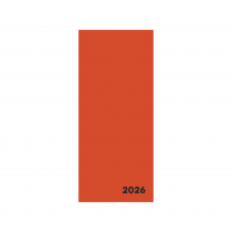 Diář PVC měsíční 2026 VERDE cihlová