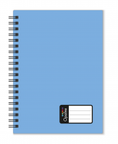 Twin wire blok A5 PP Opaline modrá