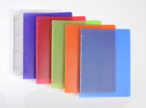 Ringbinder translucent A4 4 rings Opaline assort