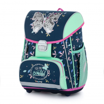 School Backpack PREMIUM butterfly